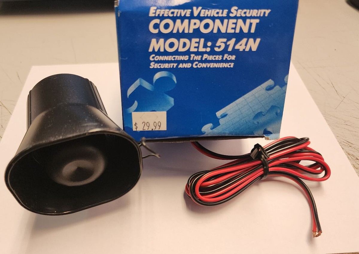 DEI Viper Directed Revenger 6-Tone Siren - Model 514T Universal Car Alarm Siren Replacement 1 thumbnail image