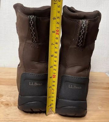 L.L. Bean Men\'s Primaloft  Dry-Lex Tek 2.5 Winter Boots Size 8 LL Bean Winter Boots TEK 2.5 Black 400 Gram Lace Up  main image 2