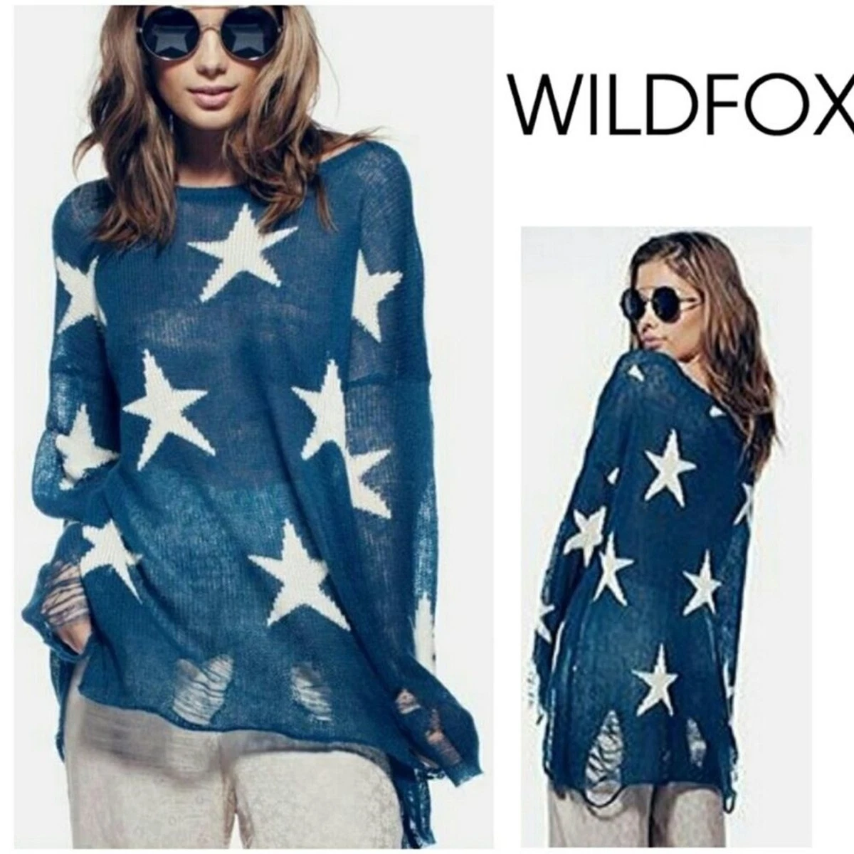 Wildfox seeing stars outlet lennon sweater