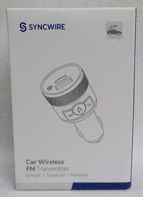 Syncwire Car Wireless FM Transmitter  SW-XC653 With USB C & A