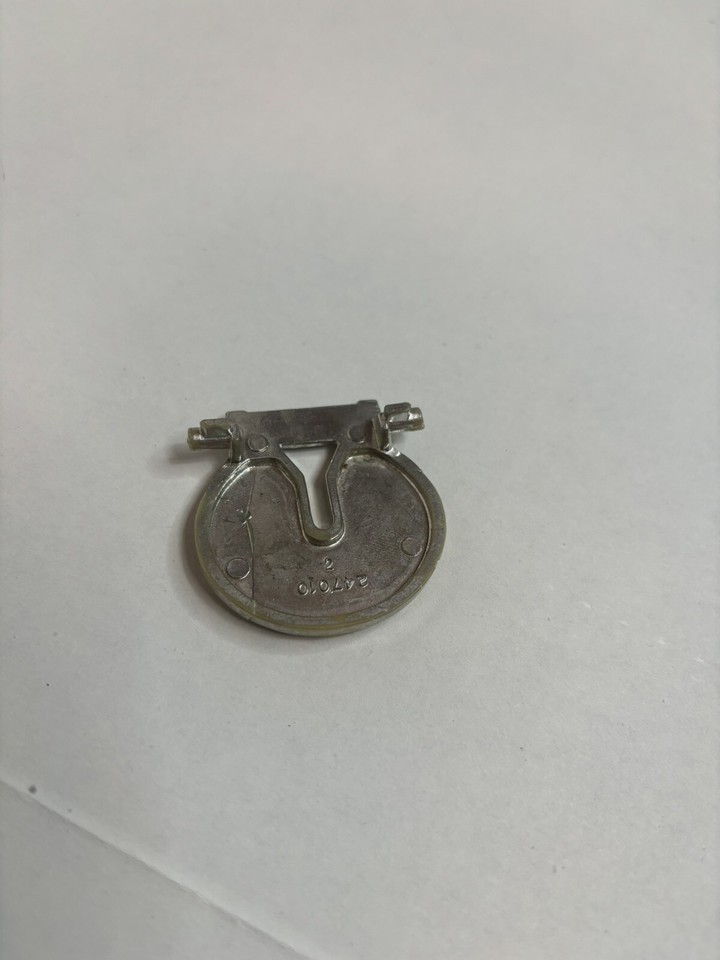 1985 Vintage M.A.S.K. Kenner RHINO Chrome Hatch Cover Part ORIGINAL