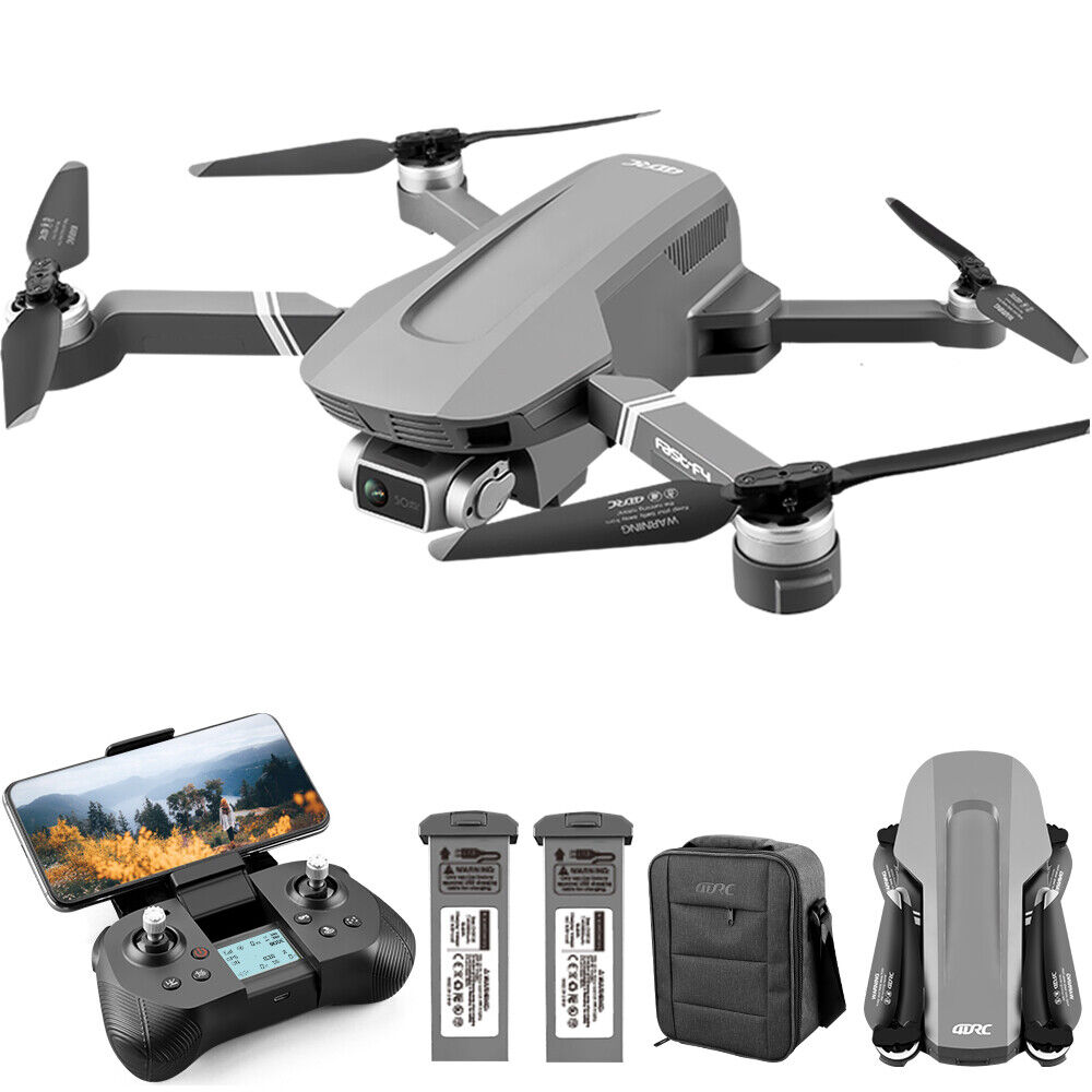 2021 NEW F4 RC With 4K HD Camera FPV GPS Quadcopter Brushless Motor | eBay