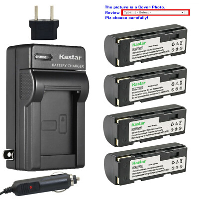 Kastar Battery AC Travel Charger for Fuji NP-80 & Fujifilm FinePix 6900Z MX-1700