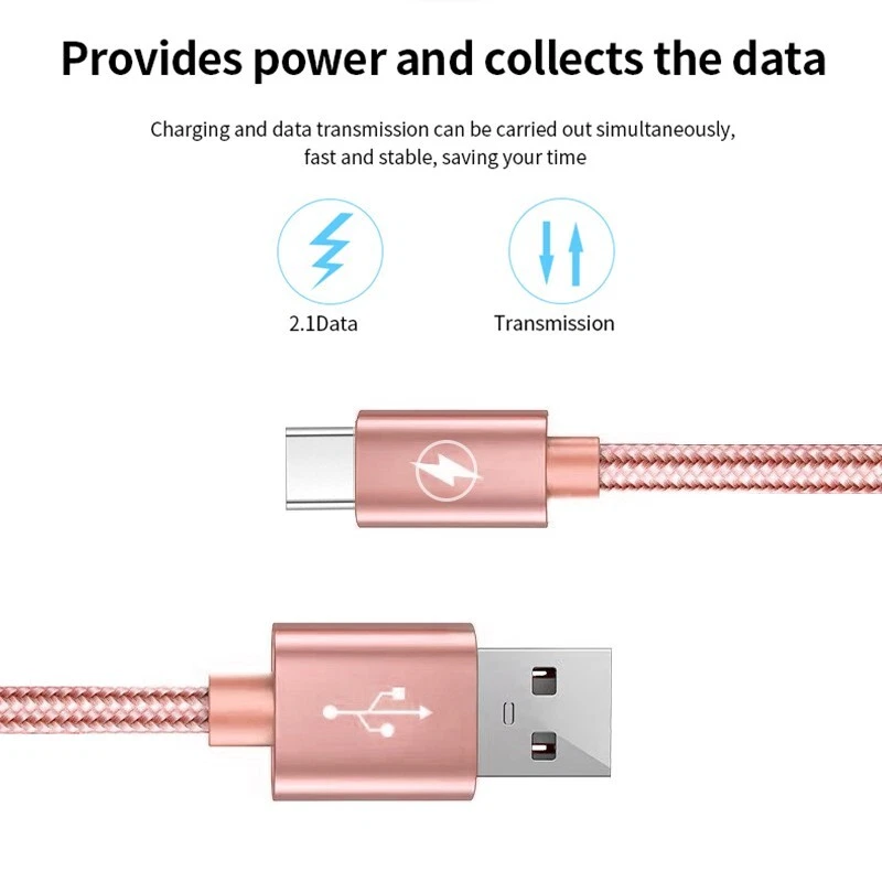 USB-C Lead For Samsung S24 S23 S22 S21 Type C Charging Fast Charger Phone Cable - Image 2 of 4