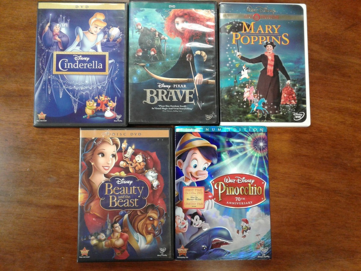 バラ売り可　ディズニー プリンセス 5作品セット　DVD　まとめ売り Disney Classics 5 Movie Set | eBay
