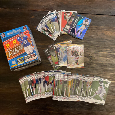 Panini Prestige 2021 Blaster Box Open 64 Cards Assorted Rookies, Patch, Parallel