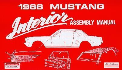 1966  66      FORD   MUSTANG INTERIOR ASSEMBLY MANUAL - Afbeelding 1 van 1