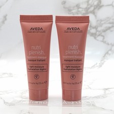 2 x Aveda Nutriplenish Treatment Masque Hair Mask 0.85 oz / 25mL Travel Size New