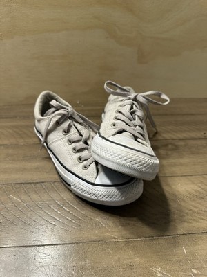 Converse All Star Womens Light Beige/Papyrus Canvas Sneakers US 6.5 Used No Box