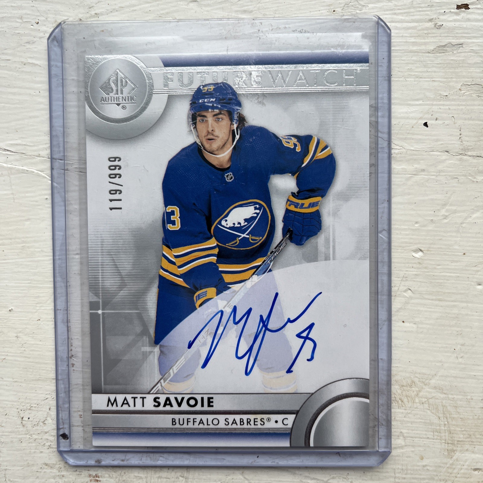 2023-24 SP Authentic Future Watch Auto /999 Matt Savoie OILERS