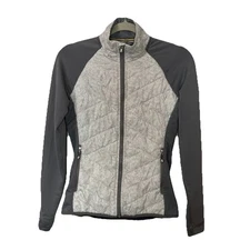 Smartwool Smartloft Hybrid Insulated Jacket Gray Merino Wool Full Zip Womens S