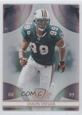 2008 Donruss Threads Bronze Century Proof 13/250 Jason Taylor #22 HOF 0b5