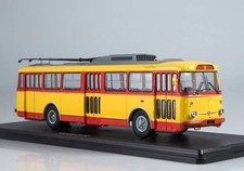 herpa 83SSM4041 1/43 Skoda 9tr Bus, yellow/red