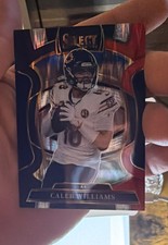 2025 Panini Select - Concourse Caleb Williams #73 Black & Red Shock Prizm