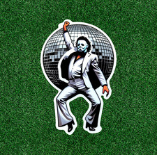 Michael Myers dancing 100 waterproof vinyl sticker decal - several sizes
