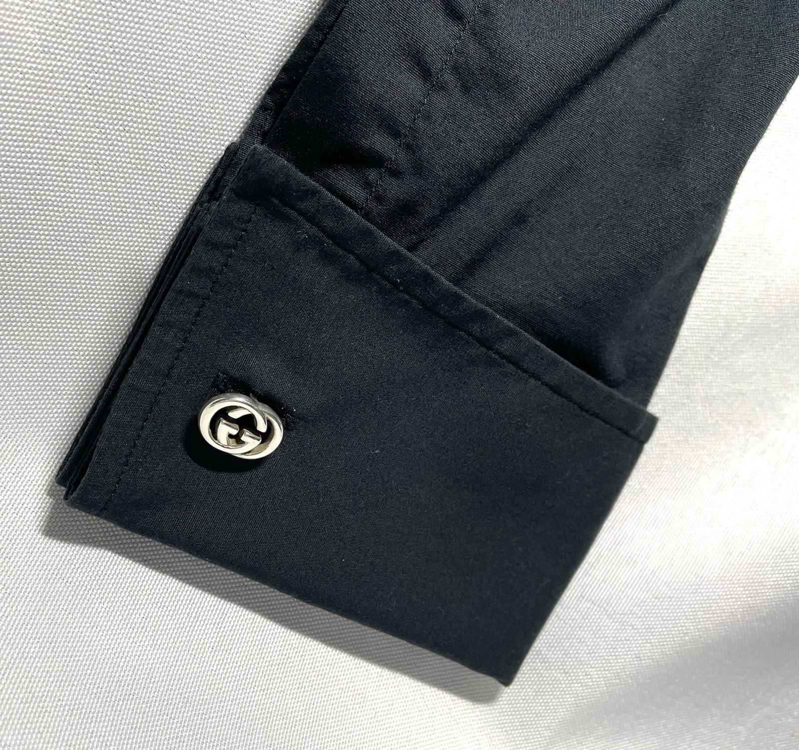 Auth [Rare] GUCCI Cufflinks interlocking Double G… - image 16