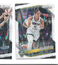 2025 Panini Prizm Chicago Sky Kia Nurse White Seismic Prizm card