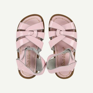 Salt Water Sandals Girls Pink Leather Open toe Sandals Size UK 8