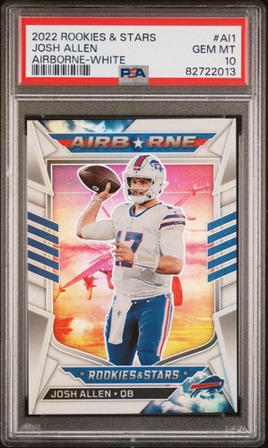 2022 Panini Rookies & Stars Josh Allen AI-1 Airborne White /149 PSA 10 GEM MINT!