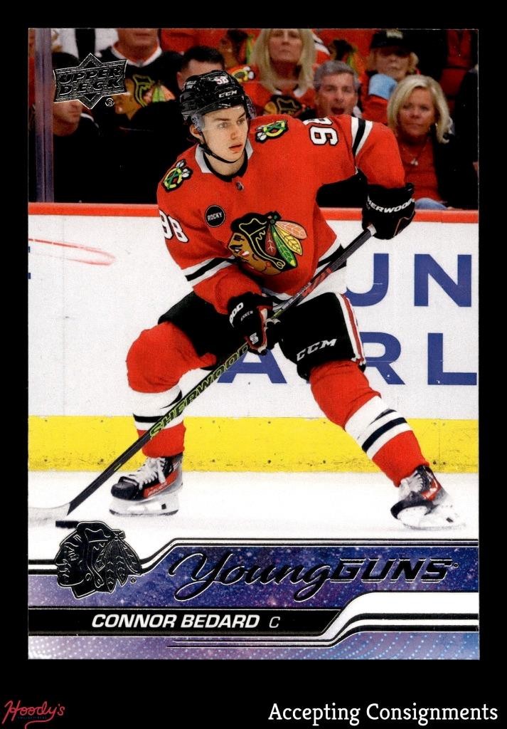 2023-24 Upper Deck #451 Connor Bedard RC Rookie Young Guns BLACKHAWKS