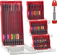 Torx Schrauber Bit Set 51Tlg T7-T40 Magnetisch 25-150Mm S2 Legierter Stahl Mit