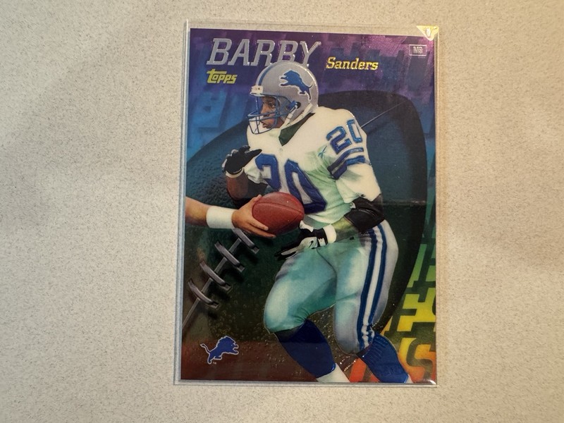 1998 Topps - Mystery Finest Barry Sanders #M9