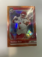 2024 Donruss Optic #97 Rashee Rice Orange Holo #/249 Chiefs