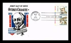 OCTAVE CHANUTE AVIATION PIONEER AIR MAIL FDC COMBO JACK DAVIS CACHET US COVER