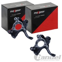 2X Maxgear Achsschenkel Vorne Passend FÜR Audi A3 Seat Leon Skoda Octavia VW