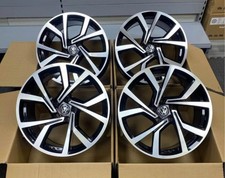 18" VW Golf Clubsport Style Alloy Wheels Gloss Black Polished MK5 MK6 MK7 MK7.5