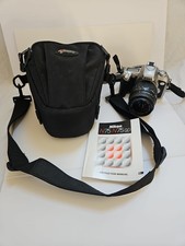 Nikon N75 35mm SLR Film Camera with 28-90 mm lens And Carrying Case Tested