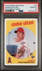2018 Topps Archives Shohei Ohtani Pitching Stance #50 Rookie Card PSA 10 GEM MT