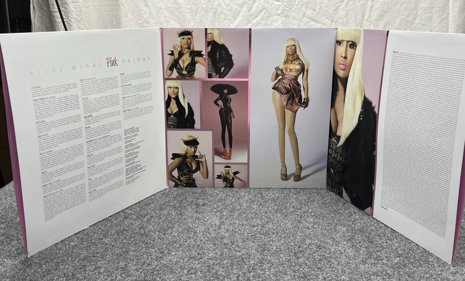 Vinyl LP Double Records 33 RPM Nicki Minaj - Pink Friday 2010 - Image 3 of 4