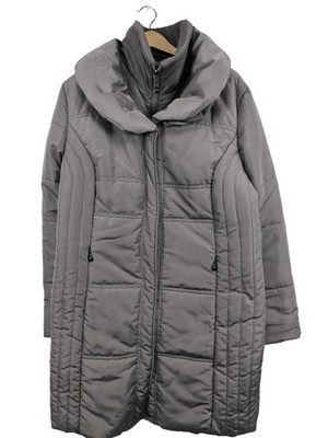 BONITA Lange Jacke Damen Jacke Gr. DE 42 hellgrau Casual-Look