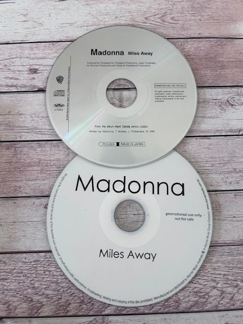MADONNA -5 MILEY AWAY - GIVE IT  2 ME promo pro cd music HARD CANDY ray of light - Immagine 4 di 4