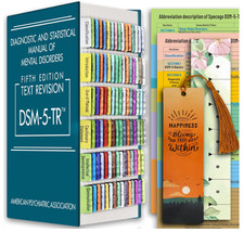 Index Tabs DSM-5-TR 2022, Color-Coded and Laminated DSM-V-TR Tabs The Diagnostic