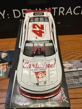 2014 #42 KYLE LARSON 1:24 CARTWHEEL BY TARGET FONTANA CA WIN Autographed In Red