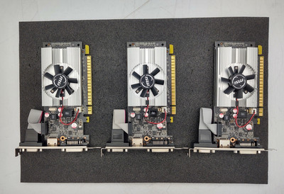 3x MSI GEFORCE 210 1GB PCI EXPRESS 2.0 X16 HDMI GRAPHICS VIDEO CARD N210-MD1G/D3