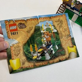 Lego Orient Expedition Adventurers Tygurah's Roar 7411 With Instructions