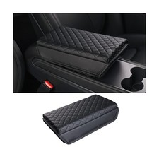 Carwiner Center Console Cover for 2021-2026 Tesla Model 3 Model Y, PU Leather...