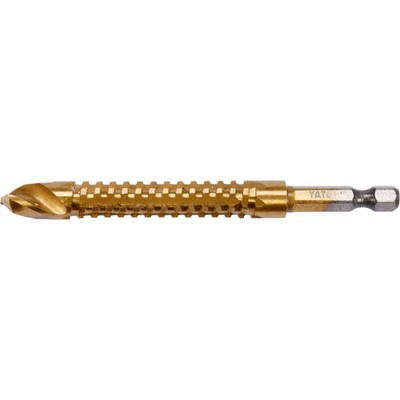 FRÄSBOHRER 10,0MM 118° HSS 4241 TiN 58-62HRC 1/4'' HEX