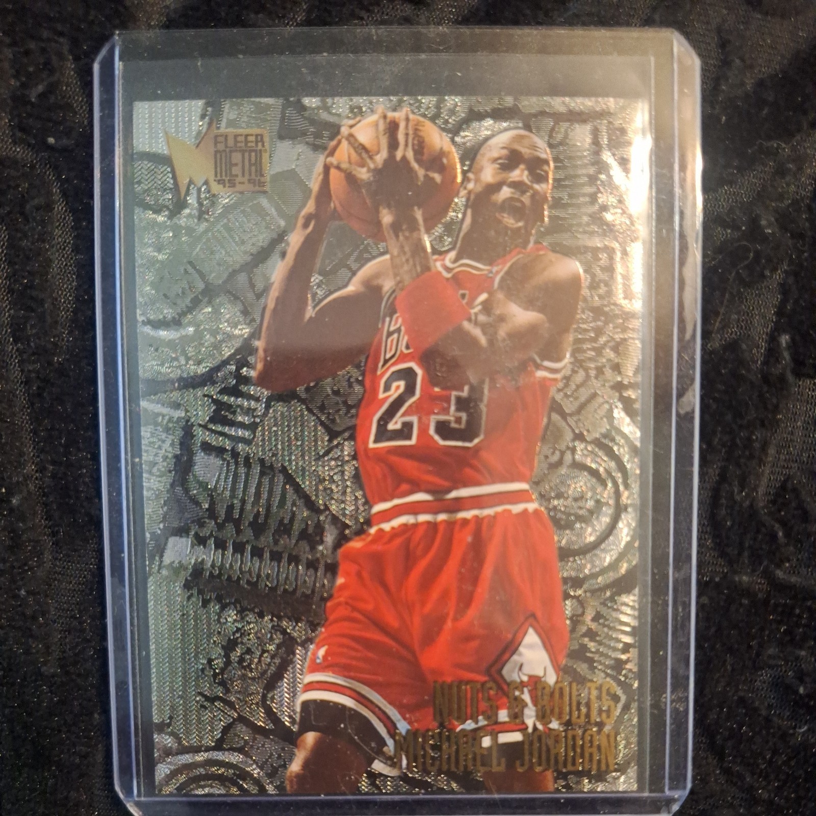 1995-96 Fleer Metal Nuts & Bolts Michael Jordan #212 Chicago Bulls
