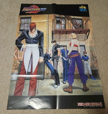 SNK KOF King of Fighters Yagami Iori Kyo poster rare Neogeo game japan m660