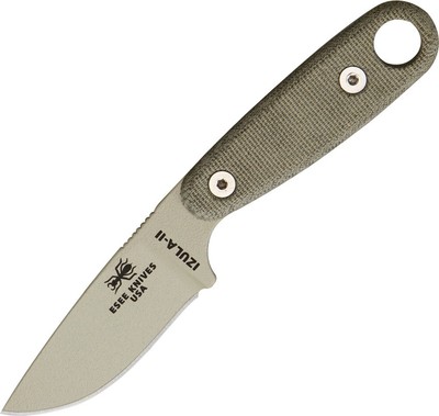 ESEE Izula II DT with Kit ESIZ2DTKIT 2.63'' Carbon Steel Micarta Fixed Blade