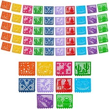 Papel Picado Banner 5-pk - Mexican Party Banners - Fiesta Party Decorations ...
