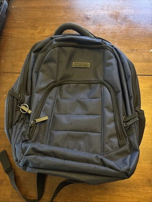 Perry Ellis Portfolio Backpack Laptop Bag Travel Work Multi Pocket Mens 18in