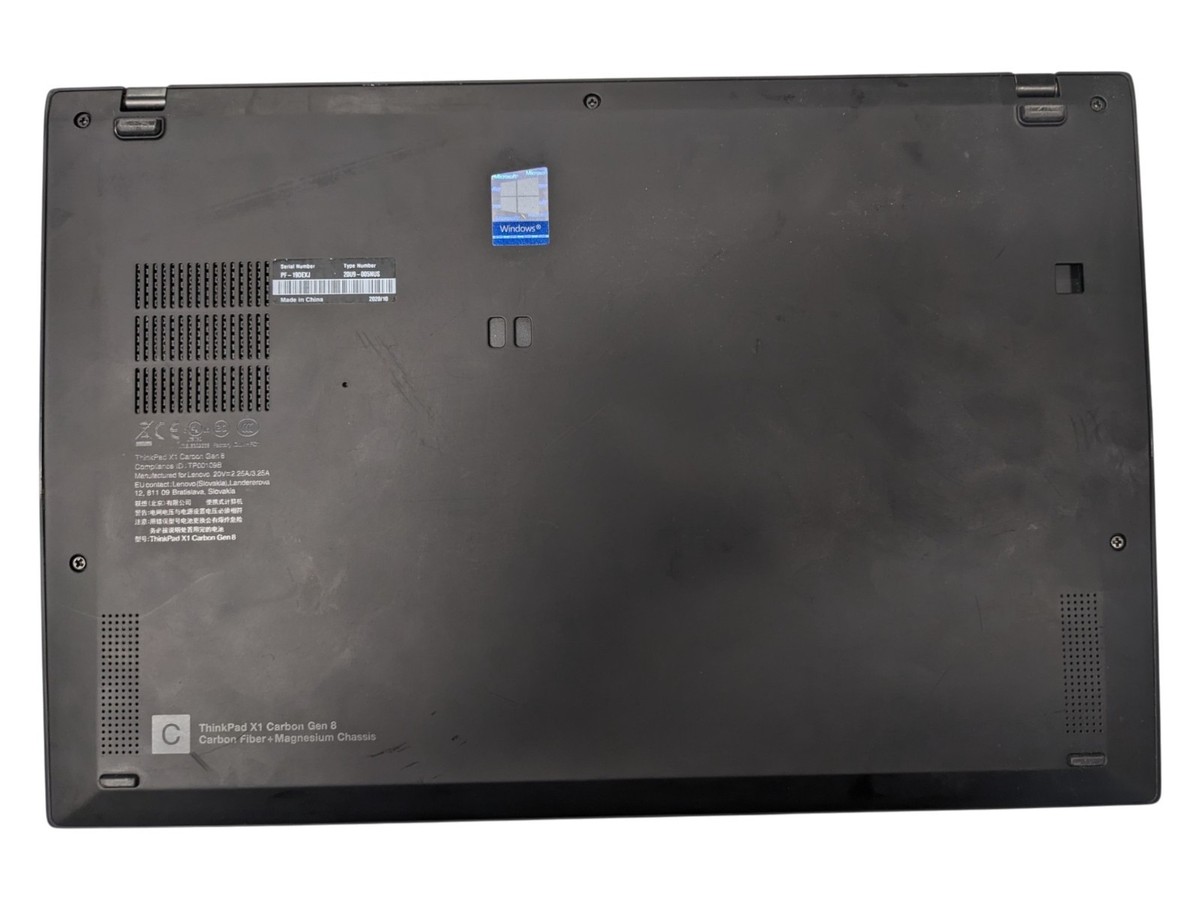 Lenovo ThinkPad X1 Carbon Gen 8 i5-10310U@1.70GHz, 16GB Ram, 256GB