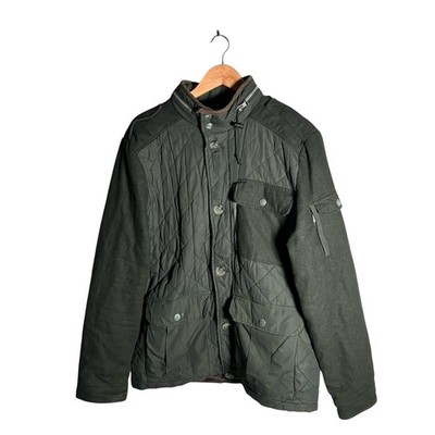 Tommy Hilfiger Jacke Herren Gr. L schwarz gesteppt mehrere Taschen Outdoor