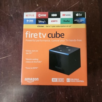 Amazon Fire TV Cube (2nd Gen) 4K UHD Media Streamer for sale