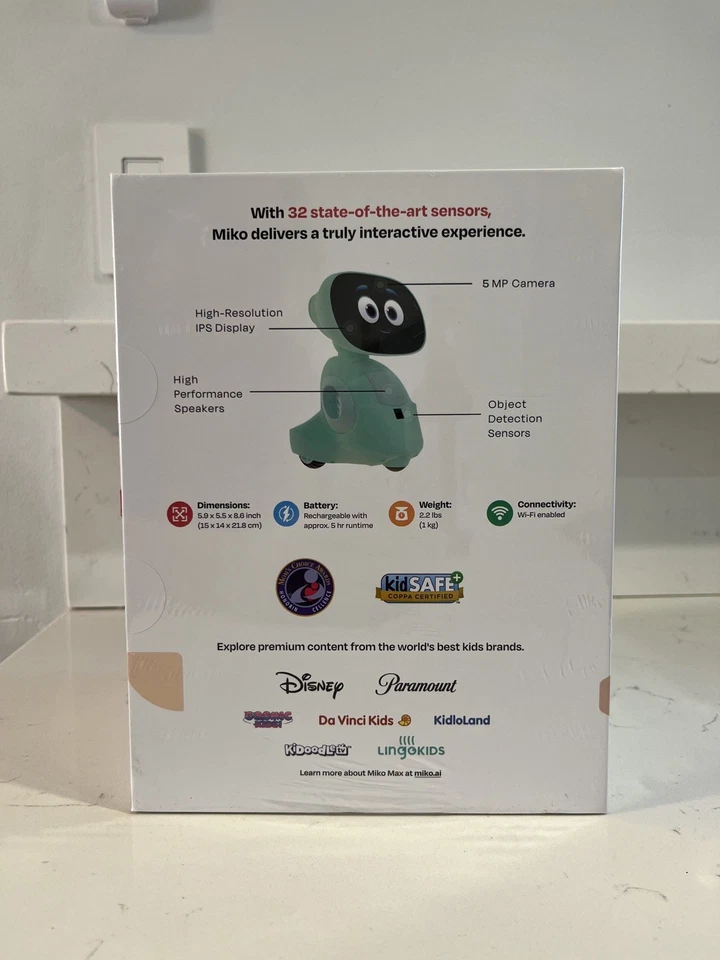 G2U Miko 3 AIPowered Smart Robot for Kids Learning  Educational Girls  Boys - Image 2 of 4